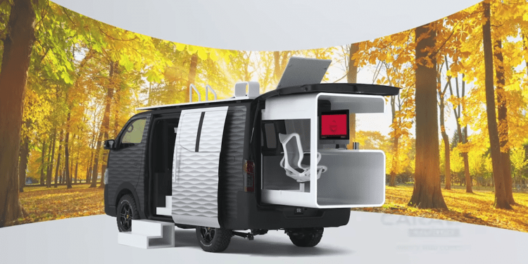 Nissan NV350 office pod