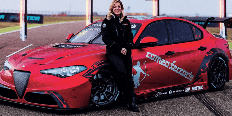Michela Cerruti con Giulia ETCR