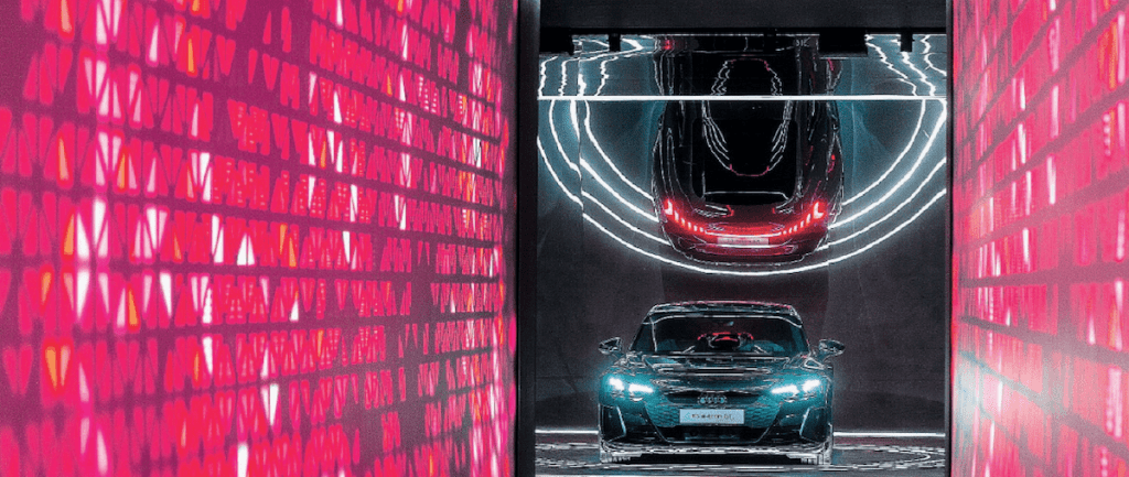 Installazione Audi alla Week Design milanese