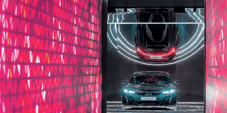 Installazione Audi alla Week Design milanese