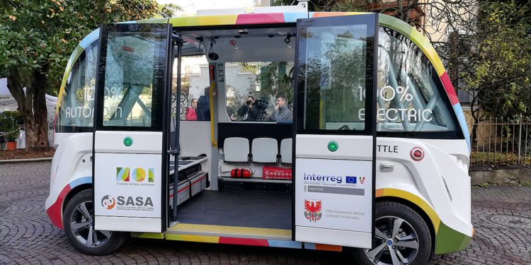 A Merano il bus elettrico senza autista