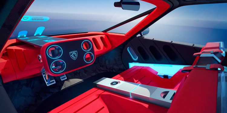 Con Peugeot Polygon il volante diventa quadrato